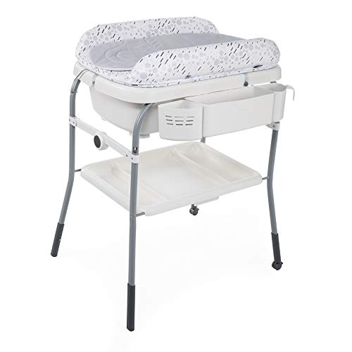 Chicco Cuddle& Bubble Bagnetto e Fasciatoio, Cool Grey Neutro - Ilgrandebazar