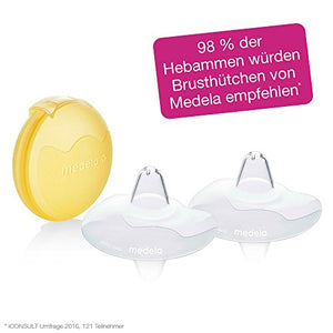 Medela Contact Cappelletti per il Seno, M, Confezione da 2 Pezzi M - Ilgrandebazar