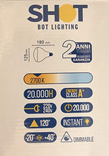 Carica l&#39;immagine nel visualizzatore di Gallery, Bot Lighting Shot Lampadina LED Per Parentesi Flos E27 R125 1055lm 11W E27... - Ilgrandebazar