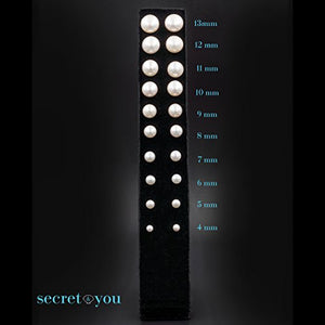 Secret & You - Orecchini da donna di perle d'acqua dolce coltivate bianche... - Ilgrandebazar