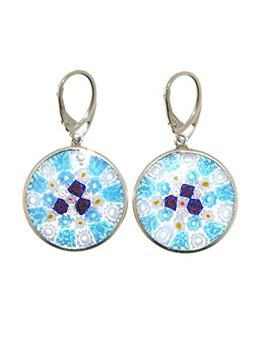 Venetiaurum - Orecchini donna in vetro originale di Murano e argento 925 -...