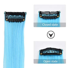 Carica l&#39;immagine nel visualizzatore di Gallery, Cizen 24pz Extension Capelli Colorati Clip, Ciocche Colorate per in... - Ilgrandebazar