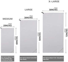 Carica l'immagine nel visualizzatore di Gallery, Eono by Amazon - Asciugamano in Microfibra, XL - 180cm x 90 cm, Grigio