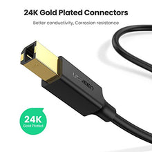 Carica l'immagine nel visualizzatore di Gallery, UGREEN Cavo Stampante USB 2.0, Maschio A B Placcato in 1.5M