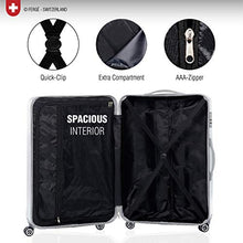 Carica l'immagine nel visualizzatore di Gallery, FERGÉ Trolley bagaglio a mano TOLOSA - Valigia rigida CABINA 55 cm, Nero