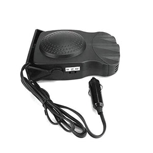 Wissec 12V Allestimenti Interni Riscaldamento Portatile per Auto Ventola Nero