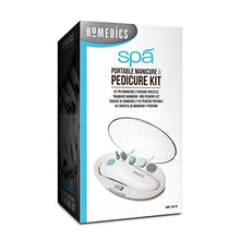 Carica l&#39;immagine nel visualizzatore di Gallery, Homedics Manicure e Pedicure Portatile con 5 Accessori Professionali e 2... - Ilgrandebazar