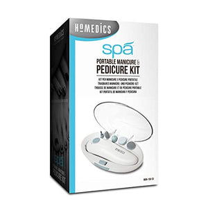 Homedics Manicure e Pedicure Portatile con 5 Accessori Professionali e 2... - Ilgrandebazar