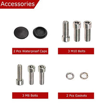 Carica l&#39;immagine nel visualizzatore di Gallery, Evermotor Universal retrovisori specchio Specchietto per moto con marchio 2x... - Ilgrandebazar