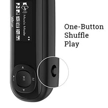 Carica l&#39;immagine nel visualizzatore di Gallery, Walkercam M1 Lettore MP3 USB con radio FM, supporto per lettore musicale Nero