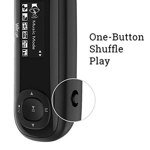 Walkercam M1 Lettore MP3 USB con radio FM, supporto per lettore musicale Nero