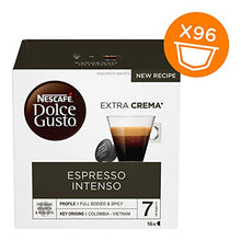 Carica l'immagine nel visualizzatore di Gallery, Nescafé Dolce Gusto Espresso Intenso Caffè, 6 Confezioni da 16 Capsule (96...
