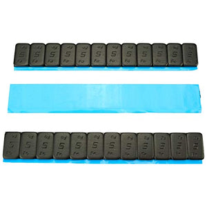 7 Pesi equilibratura NERO 12x5g adesivi in acciaio Striscia... - Ilgrandebazar