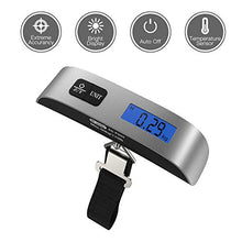 Carica l'immagine nel visualizzatore di Gallery, Bilancia Digitale, Dr.meter Pesa Bagaglio Valigie 50kg/110lb con Sensore di...