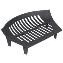 Carica l&#39;immagine nel visualizzatore di Gallery, JVL - Griglia per camino, in ghisa, 38 x 27 x 12 cm, colore Nero - Ilgrandebazar