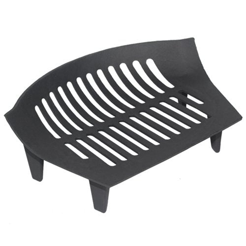 JVL - Griglia per camino, in ghisa, 38 x 27 x 12 cm, colore Nero - Ilgrandebazar