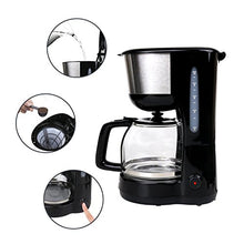 Carica l&#39;immagine nel visualizzatore di Gallery, Aigostar Chocolate 30HIK - Macchina per caffe’ 10 Tazze, 30HIK, Black