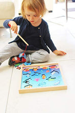Carica l&#39;immagine nel visualizzatore di Gallery, TOWO Gioco da Pesca in Legno Magnetico – include 15 Sagome con... - Ilgrandebazar