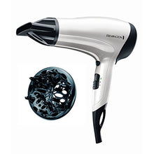 Carica l&#39;immagine nel visualizzatore di Gallery, Remington Asciugacapelli, 2000 W, Griglia Ionica in Ceramica, Calore Omogeneo, Anticrespo, Antistatico, Modalità Eco, Power Volume 2000 D3015
