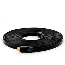 Carica l&#39;immagine nel visualizzatore di Gallery, CSL - Cavo HDMI Piatto da 10m Metri ultrapiatto High-End 1.4a con Ethernet...