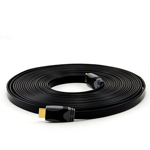 CSL - Cavo HDMI Piatto da 10m Metri ultrapiatto High-End 1.4a con Ethernet...