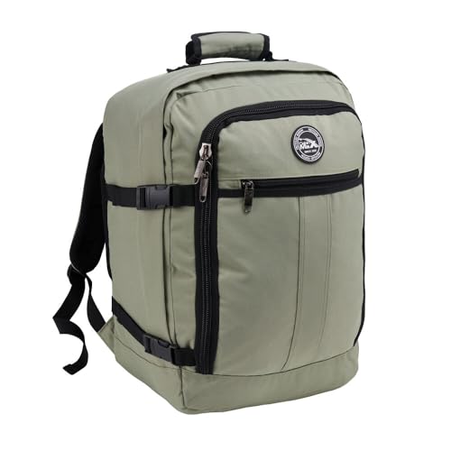 Cabin Max Metz Zaino da Viaggio 40x20x25 ideale di viaggio, bagaglio a mano per zaino Ryanair 40x20x25 cm, perfetto come borsa per ogni avventura. (rPET Verde Bodo)