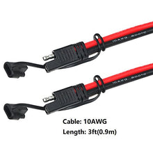 Carica l&#39;immagine nel visualizzatore di Gallery, KUNCAN Cavo SAE 3FT, di prolunga to SAE, 10AWG 2 Pin, con Cavo... - Ilgrandebazar