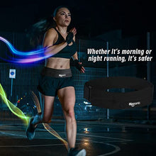 Carica l'immagine nel visualizzatore di Gallery, Flintronic Marsupio Sportivo, Marsupio Running Doppia Tasca per iPhone -Cintura Palestra e Porta Cellulare da Corsa con Gancio Portachiavi