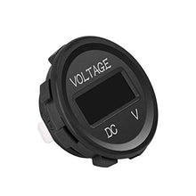 Carica l&#39;immagine nel visualizzatore di Gallery, YGL Voltmetro DC 24v / 12v Auto/Moto Impermeabile Tensione Corrente Blu - Ilgrandebazar
