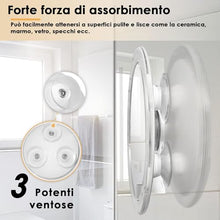 Carica l&#39;immagine nel visualizzatore di Gallery, Auxmir Specchio Ingranditore 10X con 3 Ventose, Specchio Trucco 15M, Specchio Cosmetico Adatto per Trucco Precisa, Depilare Sopracciglia, Pinzare, Eliminare Punti Neri, Ideale per Casa e Viaggio