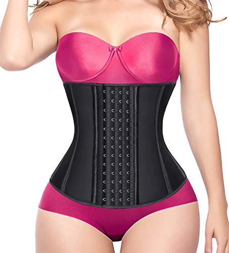 YIANNA Donna Corsetto Stringivita Modellante Dimagrante Waist Trainer M, Nero - Ilgrandebazar