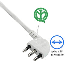 Carica l&#39;immagine nel visualizzatore di Gallery, Ewent EW3922-3M Multipresa Ciabatta Elettrica a 6 Posti prese Italiane White