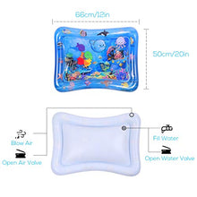 Carica l&#39;immagine nel visualizzatore di Gallery, Fanmad Tappeto Gioco Gonfiabile ad Acqua per Bambini - Giocattoli Blue
