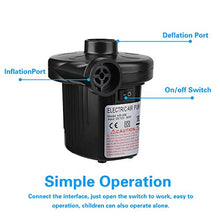 Carica l'immagine nel visualizzatore di Gallery, Pompa Elettrica,2 in 1 Elettrica Portatile,Pompe Elettriche Materasso...