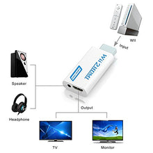 Carica l&#39;immagine nel visualizzatore di Gallery, Convertitore Da Wii A HDMI,GANA Adattatore da a HDMI Video di Bianco