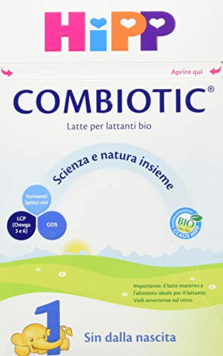 HiPP Latte 1 Combiotic Lattanti Polvere - Pacco da 4 x 600 gr - Ilgrandebazar