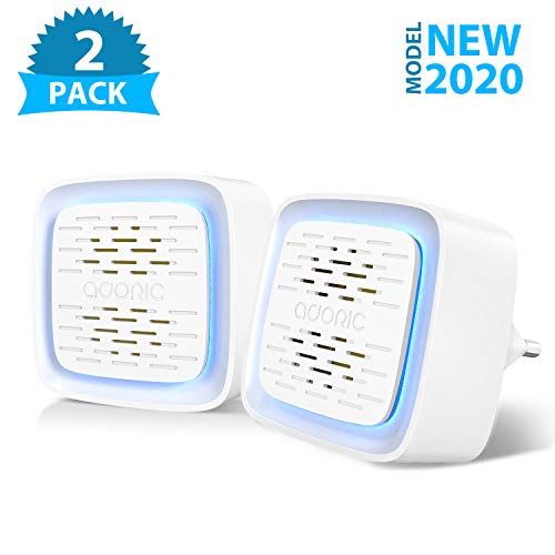 ADORIC Repellente ad Ultrasuoni per Topi, Anti Topi Ratti Zanzare Insetti...