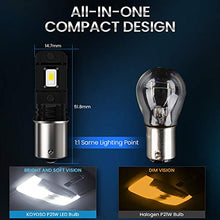 Carica l'immagine nel visualizzatore di Gallery, 1156 P21W LED Lampadine, 4000LM BA15S DRL Luci di 1156/P21W