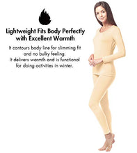 Carica l'immagine nel visualizzatore di Gallery, LAPASA Donna Set Termico - Ti Tiene al Caldo Senza Stress- M, Beige(leggero) - Ilgrandebazar