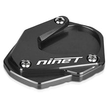 Carica l'immagine nel visualizzatore di Gallery, R NINET Motociclo CNC Allargamento del Cavalletto Laterale Nero+Nero