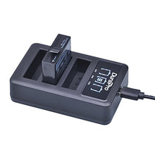 Carica l&#39;immagine nel visualizzatore di Gallery, DuraPro - Batteria AZ16-1 1400 mAh + LED 3 slot USB Charger per Xiaomi YI...