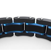 Carica l&#39;immagine nel visualizzatore di Gallery, COOLMAN Gioielli Uomo Bracciali Acciaio Inossidabile Blu e Blu(m：19-20,5cm) - Ilgrandebazar