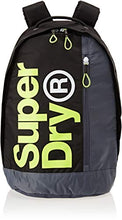 Carica l'immagine nel visualizzatore di Gallery, Superdry Academy Freshman, Zaino Uomo, 33x43x10 cm (W x H x Nero (Black/Grey)
