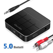 Carica l&#39;immagine nel visualizzatore di Gallery, Trasmettitore Ricevitore Bluetooth 5.0, 2 in 1 Adattatore mini RCA...