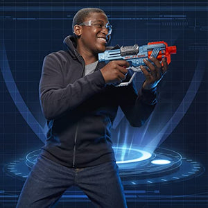 Hasbro Nerf Elite 2.0-Commander RD-6 (blaster con tamburo rotante e 12 dardi inclusi), Multicolore, 6.7 x 36.2 x 24.1 cm