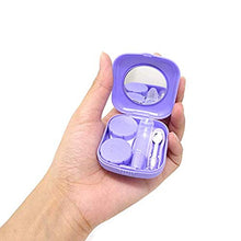 Carica l&#39;immagine nel visualizzatore di Gallery, Confezione da 4 mini custodia viaggio per lenti a contatto, blu, viola,... - Ilgrandebazar