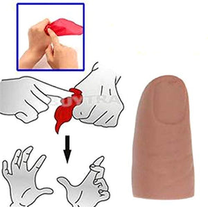 Set Pollice Finto - Fazzoletto - Giochi di Prestigio - Magia - Trucchi Rosa - Ilgrandebazar