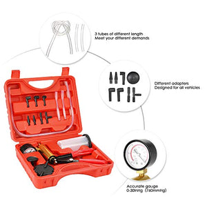 KKmoon 17pcs Professionale Auto Tenuta in Mano Pompa di Pressione del Vuoto... - Ilgrandebazar