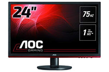Carica l&#39;immagine nel visualizzatore di Gallery, AOC G2460VQ6 Monitor per PC Desktop Gaming da 24&quot;, FHD, 1920x1080, 75Hz, 1...
