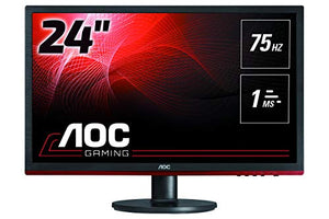 AOC G2460VQ6 Monitor per PC Desktop Gaming da 24", FHD, 1920x1080, 75Hz, 1...